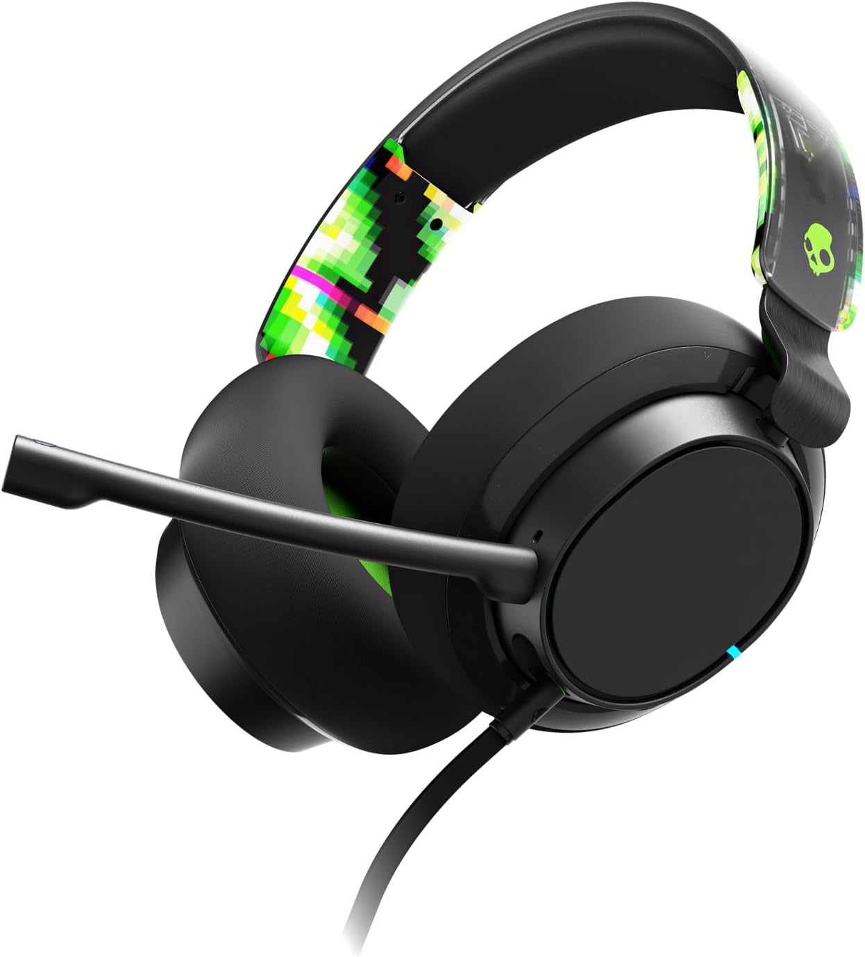 Skullcandy SLYR Pro Multi-Platform Wired Gaming Headset - Green Digi-Hype Skullcandy SLYR Pro Multi-Platform Wired Gaming Headset - Green Digi-Hype